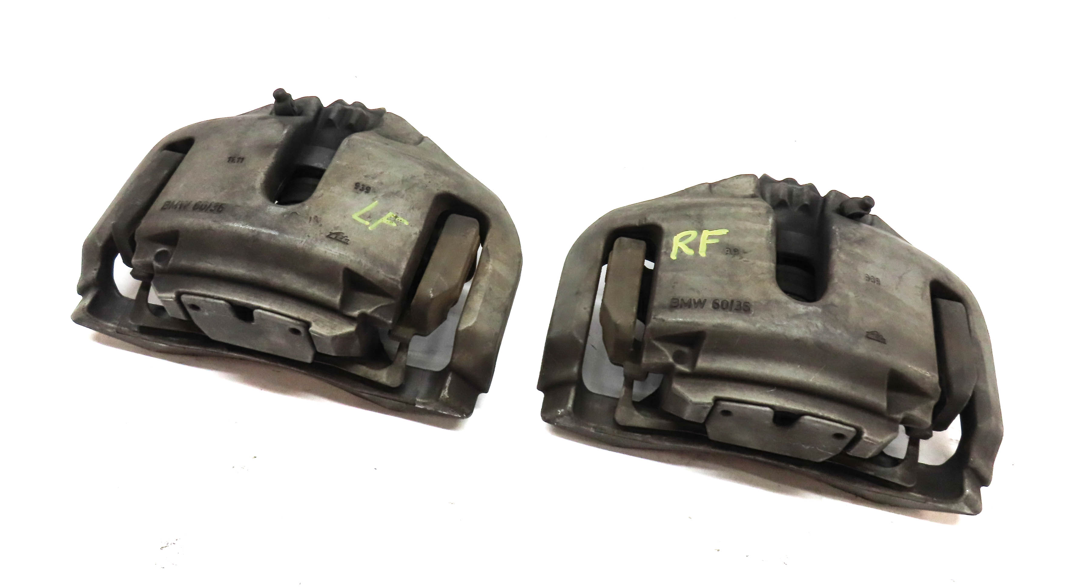 10-17 BMW 5 6 7 SERIES (F01 F06 F07 F10) FRONT LEFT & RIGHT BRAKE CALIPER SET 2 — exact item pictured